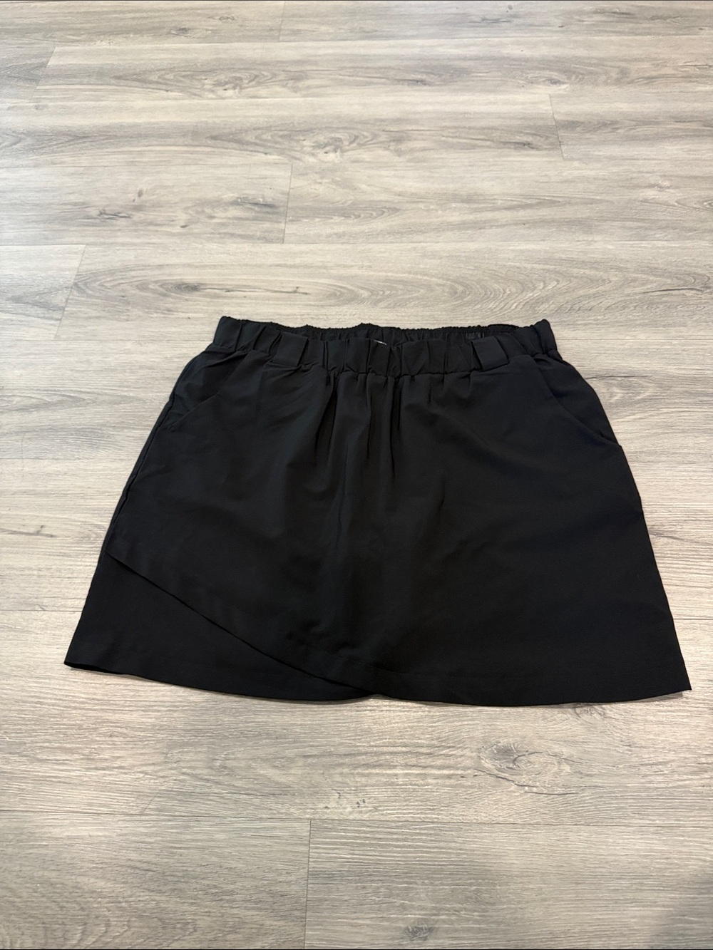 RBX Black tennis Mini Skirt with Elastic Waist size large
